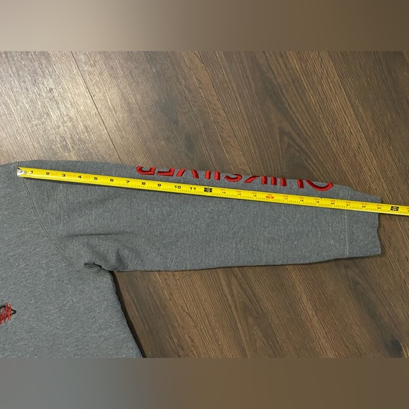 Boy’s Quiksilver Y2K Grey Fleece Lined Sweatshirt XL18/20 - Picture 9 of 14